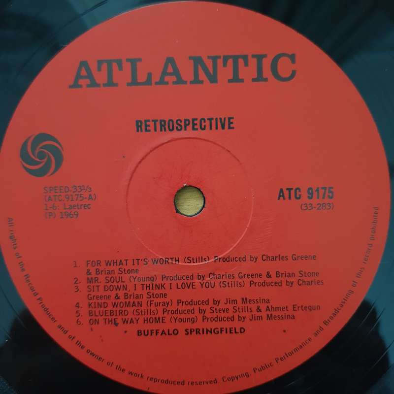 Buffalo Springfield  Retrospective The Best Of Buffalo Springfield - Vinyl LP Record - Very-Go...