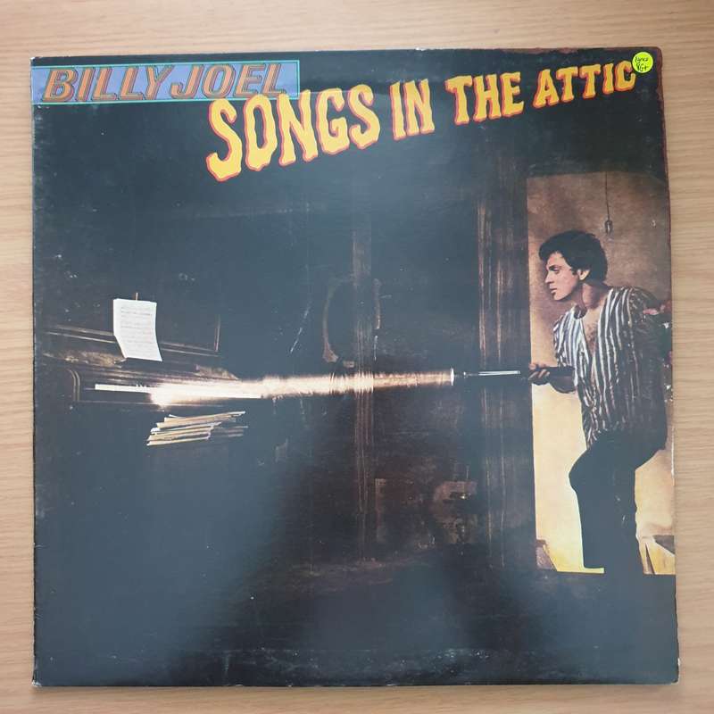 Billy Joel - Songs In The Attic - with Original Lyrics Sheet - Vinyl LP Record - Very-Good+ Quali...