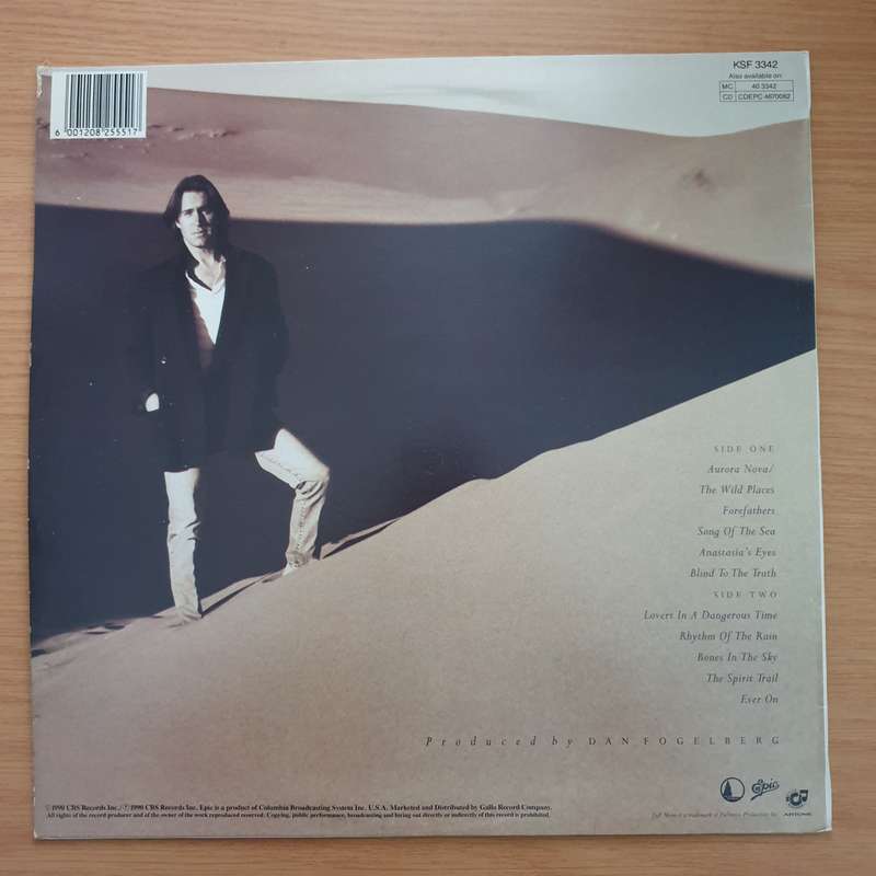 Dan Fogelberg  The Wild Places   Vinyl LP Record - Very-Good+ Quality (VG+)
