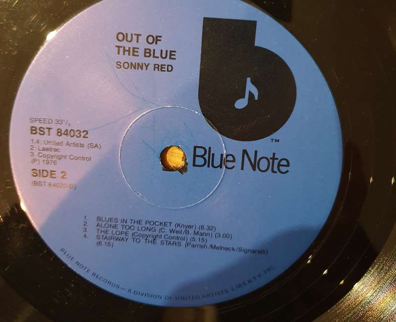 Sonny Red  Out Of The Blue - Vinyl LP Record - Very-Good+ Quality (VG+) (verygoodplus)