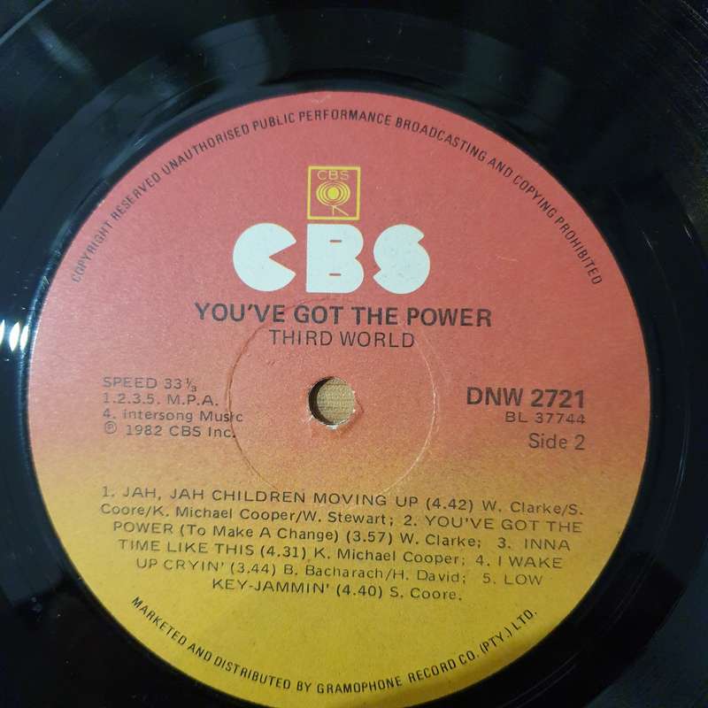 Third World  You've Got The Power - Vinyl LP Record - Very-Good- Quality (VG-) (minus)