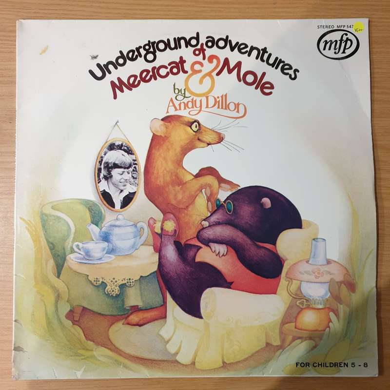 Underground Adventures of Meercat & Mole - Andy Dillon Vinyl LP Record - Very-Good+ Quality (VG+)...