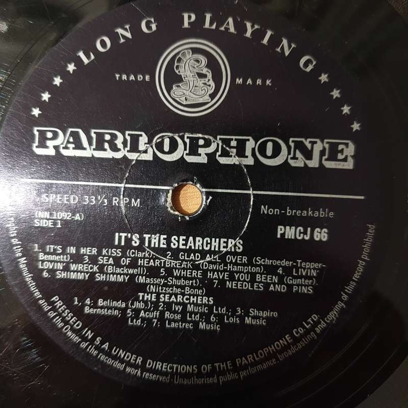The Searchers  It's The Searchers - Vinyl LP Record - Good+ Quality (G+) (gplus)