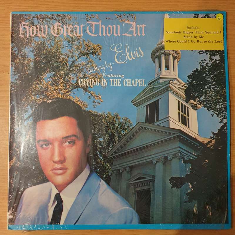 Elvis Presley  How Great Thou Art - Vinyl LP Record - Very-Good- Quality (VG-) (minus)