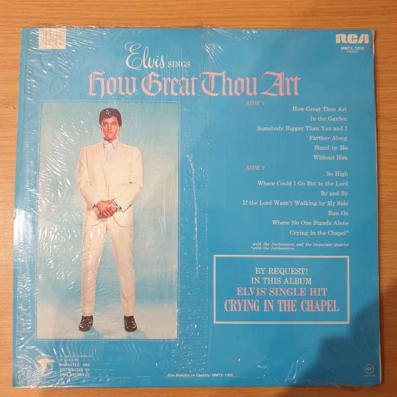 Elvis Presley  How Great Thou Art - Vinyl LP Record - Very-Good- Quality (VG-) (minus)