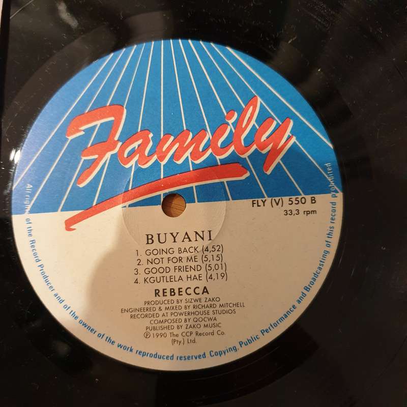 Rebecca  Buyani -  Vinyl LP Record - Very-Good+ Quality (VG+) (verygoodplus)