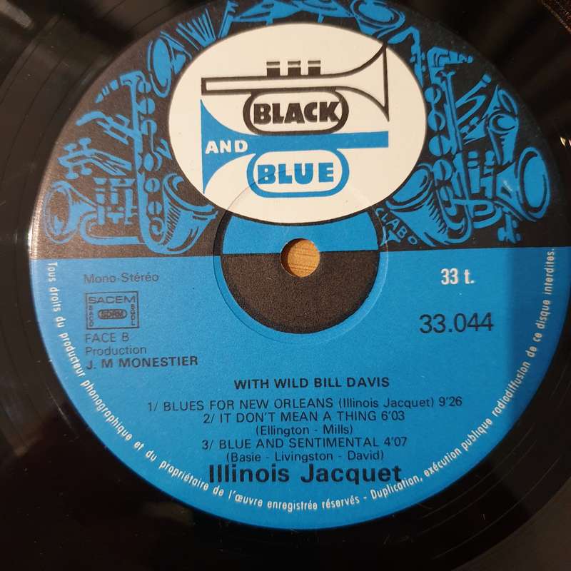 Illinois Jacquet  Illinois Jacquet With Wild Bill Davis (France Pressing) -  Vinyl LP Record -...