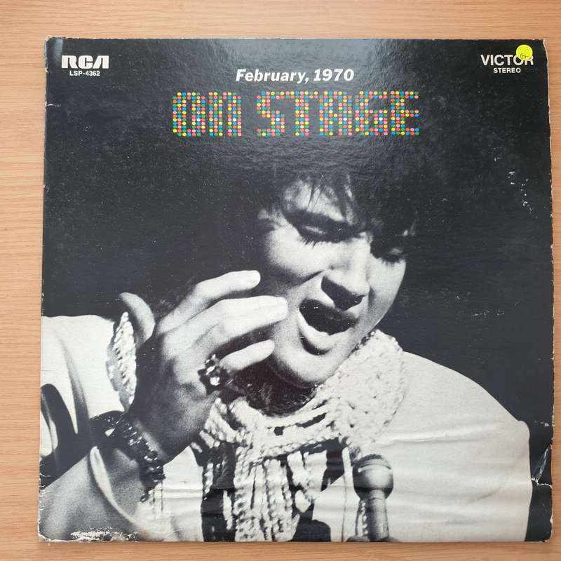 Elvis On Stage - Feb 1970   Vinyl LP Record - Good+ Quality (G+)