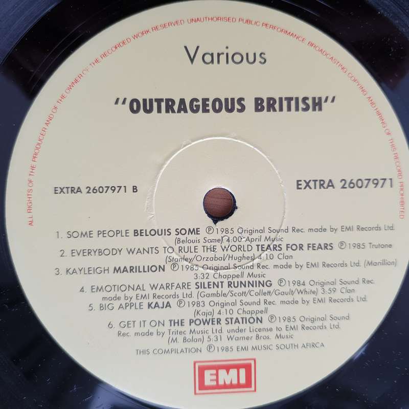 Outrageous British - Radio 5 - Vinyl LP Record - Very-Good+ Quality (VG+)
