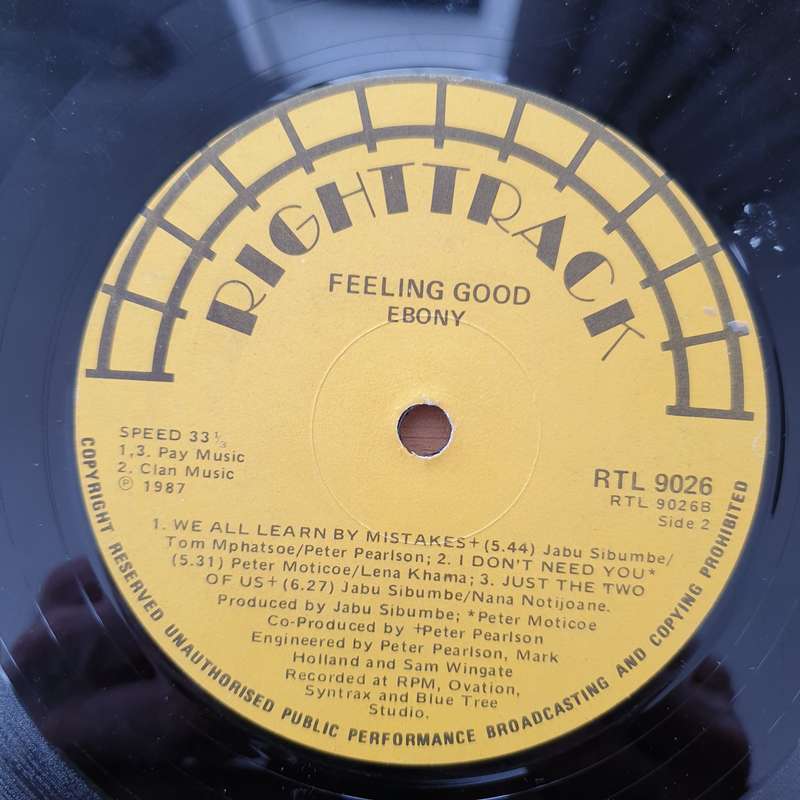 Ebony  Feeling Good - Vinyl LP Record - Good+ Quality (G+) (gplus)