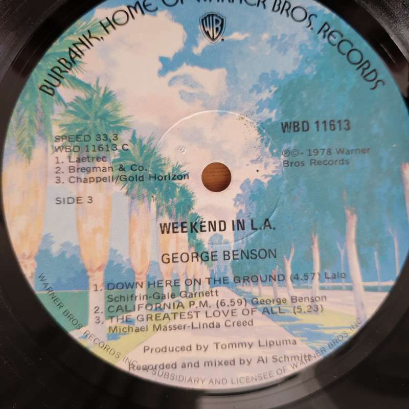 George Benson  Weekend In L.A.  Double Vinyl LP Record - Very-Good+ Quality (VG+) (verygood...