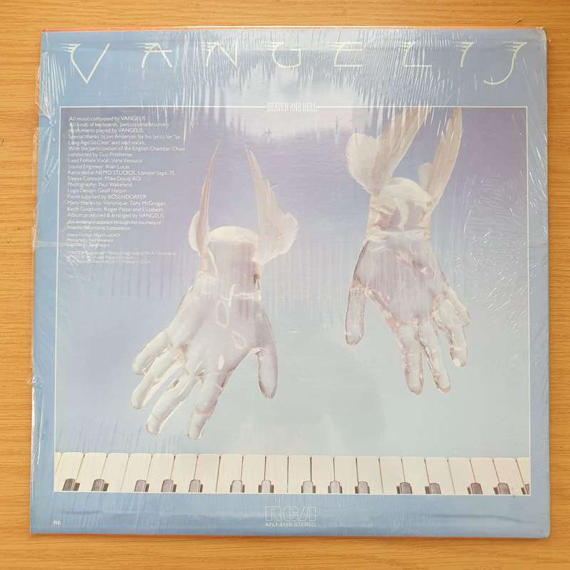 Vangelis  Heaven And Hell - Vinyl LP Record - Very-Good+ Quality (VG+) (verygoodplus)