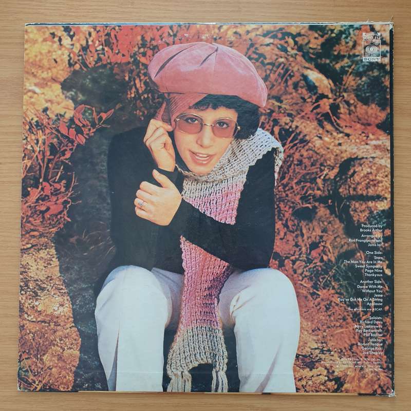 Janis Ian  Stars  - Vinyl LP Record - Very-Good+ Quality (VG+)