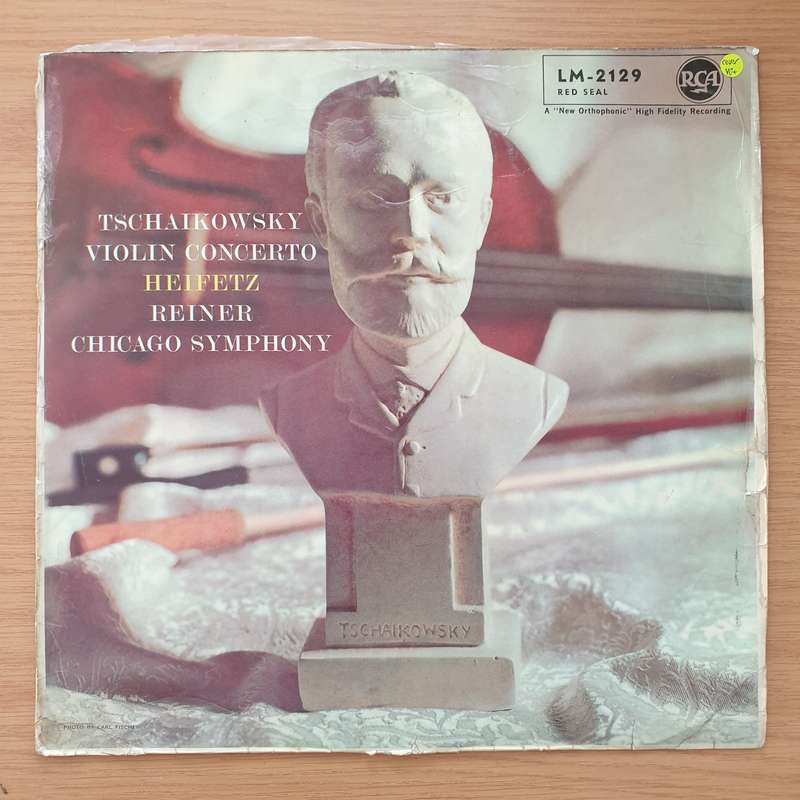Tschaikowsky, Heifetz, Chicago Symphony Orchestra, Reiner  Concerto In D, Op. 35- Vinyl LP Rec...