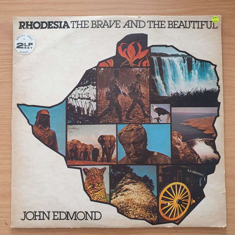 John Edmond - Rhodesia - The Brave and the Beautiful (Zimbabwe/Rhodesia) - Double Vinyl LP Record...