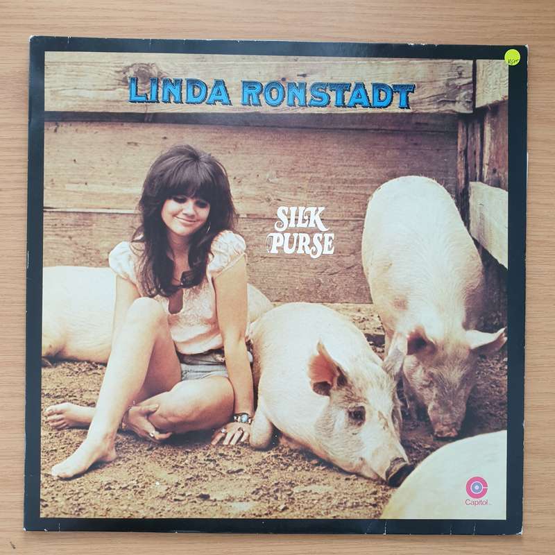 Linda Ronstadt  Silk Purse - Vinyl LP Record - Very-Good+ Quality (VG+) (verygoodplus)