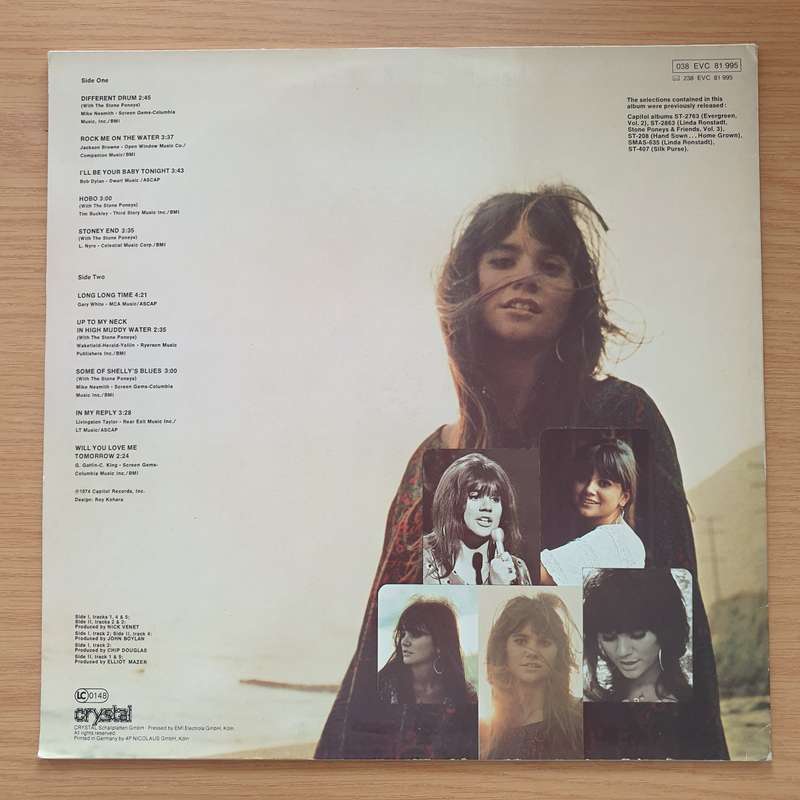 Linda Ronstadt  Different Drum - Vinyl LP Record - Very-Good+ Quality (VG+) (verygoodplus)