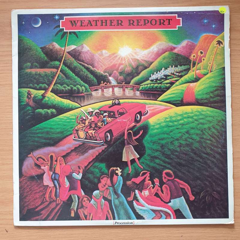Weather Report  Procession - Vinyl LP Record - Very-Good+ Quality (VG+) (verygoodplus)