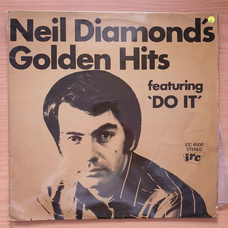 Neil Diamond  Neil Diamond's Golden Hits - Vinyl LP Record - Very-Good Quality (VG)  (verry)