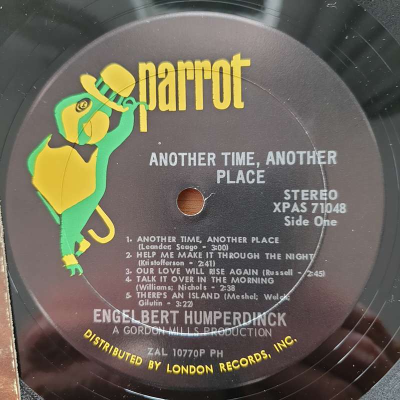 Engelbert Humperdinck  Another Time, Another Place - Vinyl LP Record - Very-Good+ Quality (VG+...