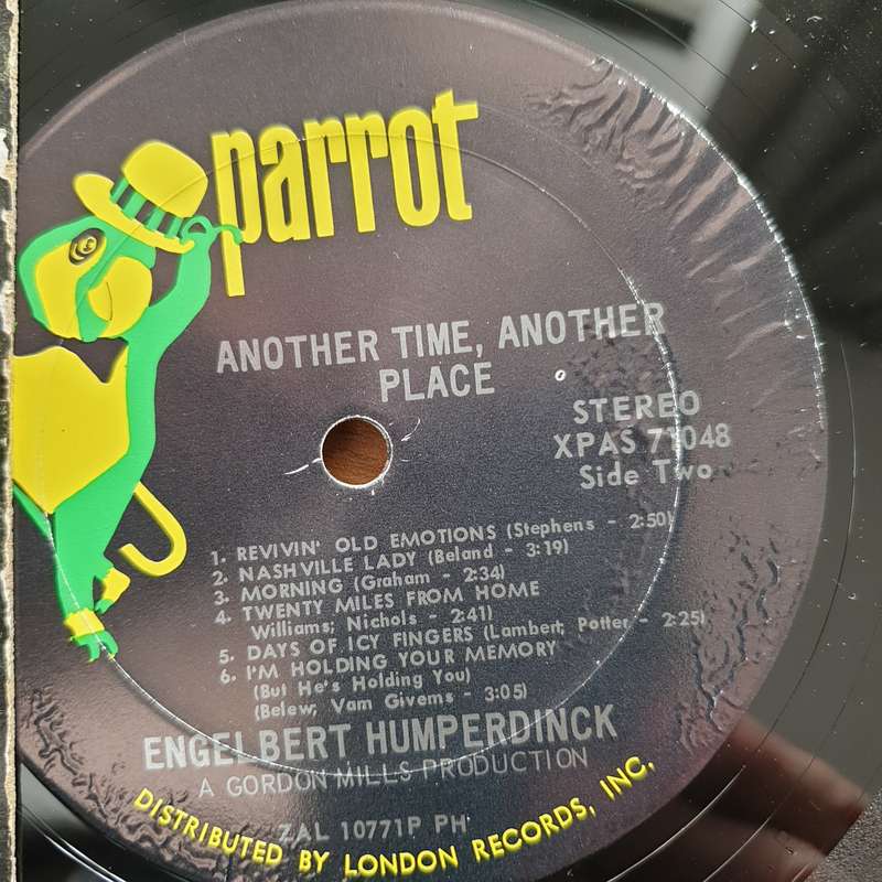 Engelbert Humperdinck  Another Time, Another Place - Vinyl LP Record - Very-Good+ Quality (VG+...