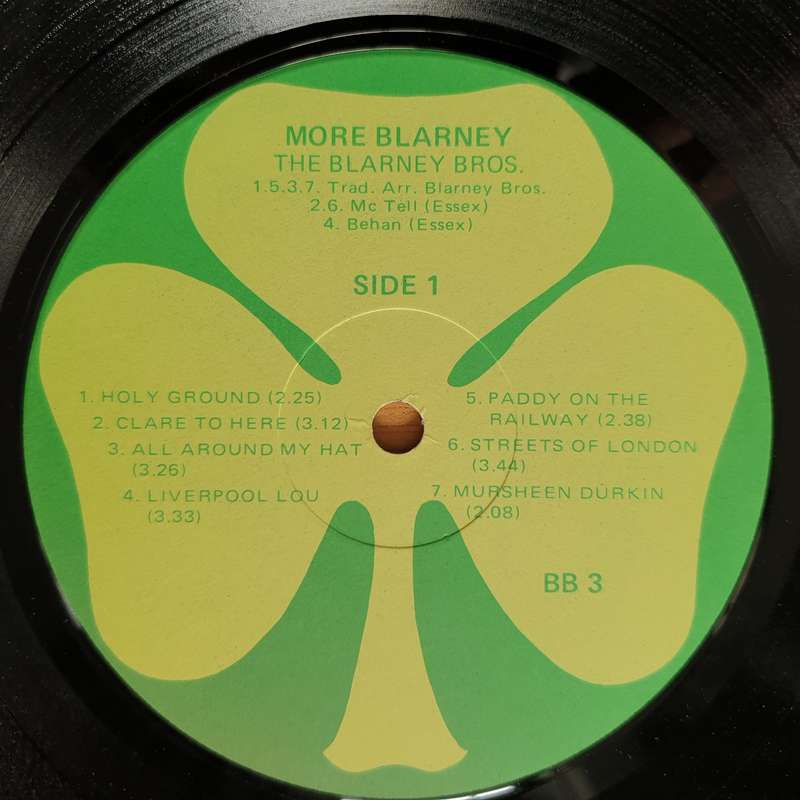 Blarney Brothers - More Blarney - Autographed by Band - Vinyl LP Record - Very-Good+ Quality (VG+...