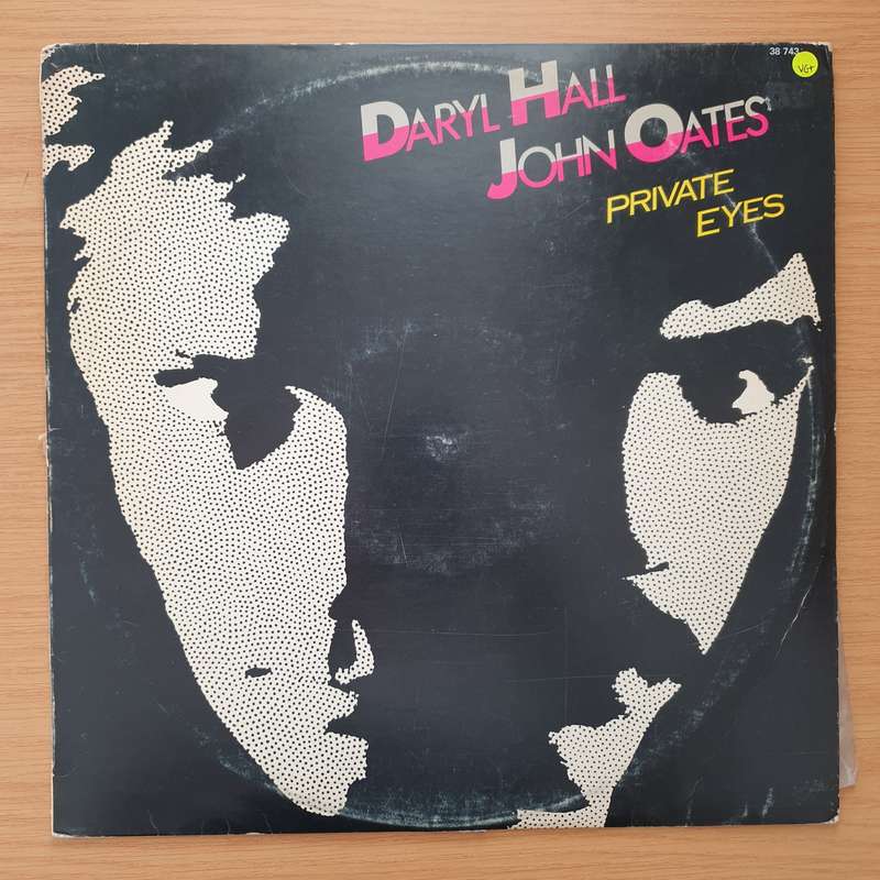 Daryl Hall, John Oates  Private Eyes  - Vinyl LP Record - Very-Good+ Quality (VG+) (verygoodplus)