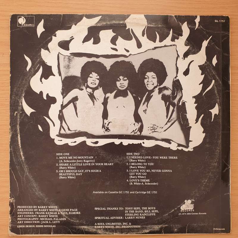 Love Unlimited  In Heat  - Vinyl LP Record - Very-Good+ Quality (VG+) (verygoodplus)