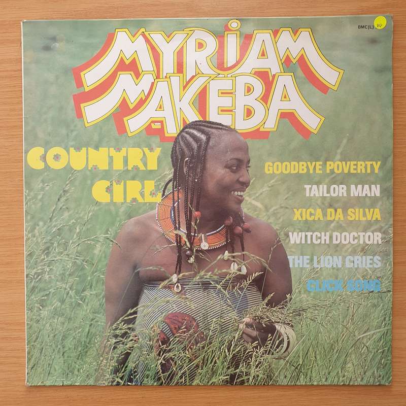 Myriam Makeba  Country Girl -  Vinyl LP Record - Very-Good Quality (VG)  (verry)