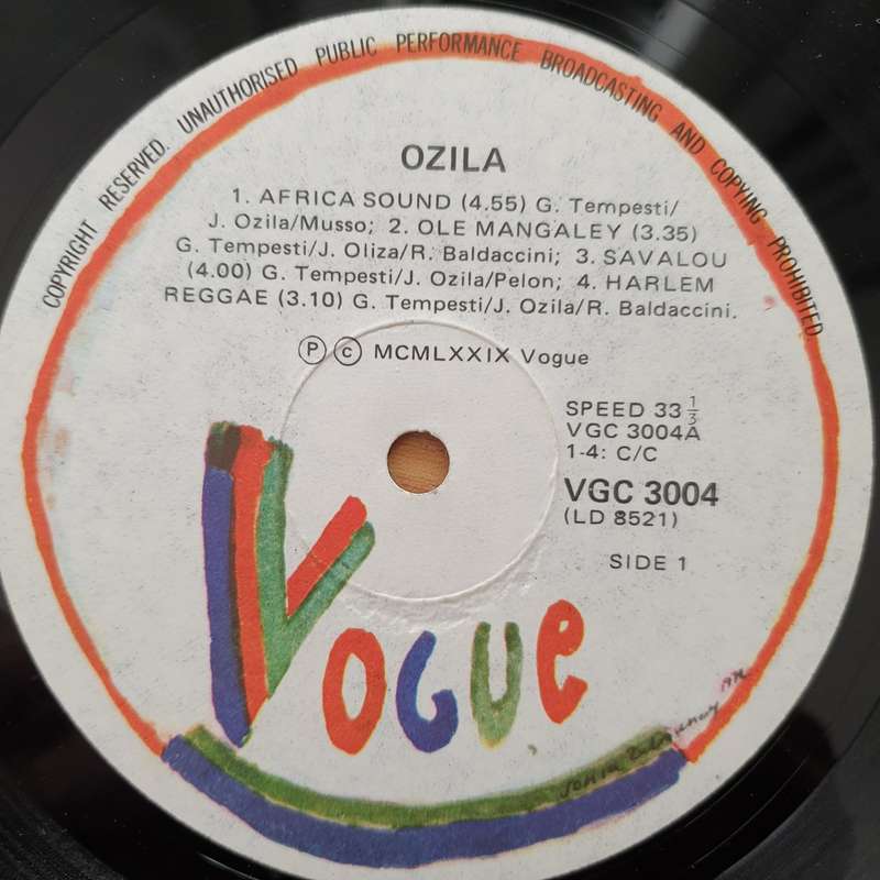 John Ozila  Africa Goes Disco - Vinyl LP Record - Very-Good+ Quality (VG+) (verygoodplus)