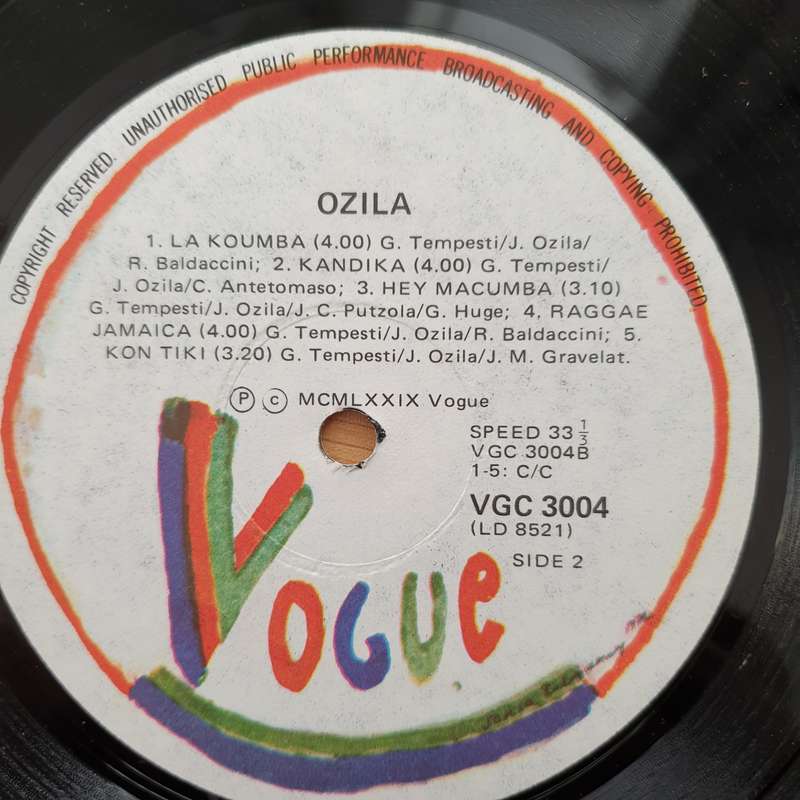 John Ozila  Africa Goes Disco - Vinyl LP Record - Very-Good+ Quality (VG+) (verygoodplus)