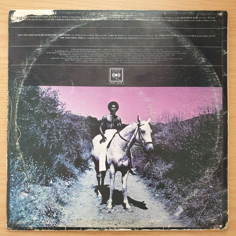 Johnny Nash  Celebrate Life  - Vinyl LP Record - Very-Good- Quality (VG-) (minus)