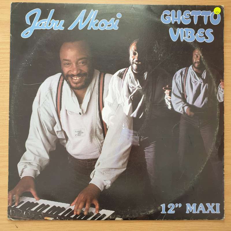 Jabu Nkosi  Ghetto Vibes - Vinyl LP Record - Very-Good+ Quality (VG+) (verygoodplus)