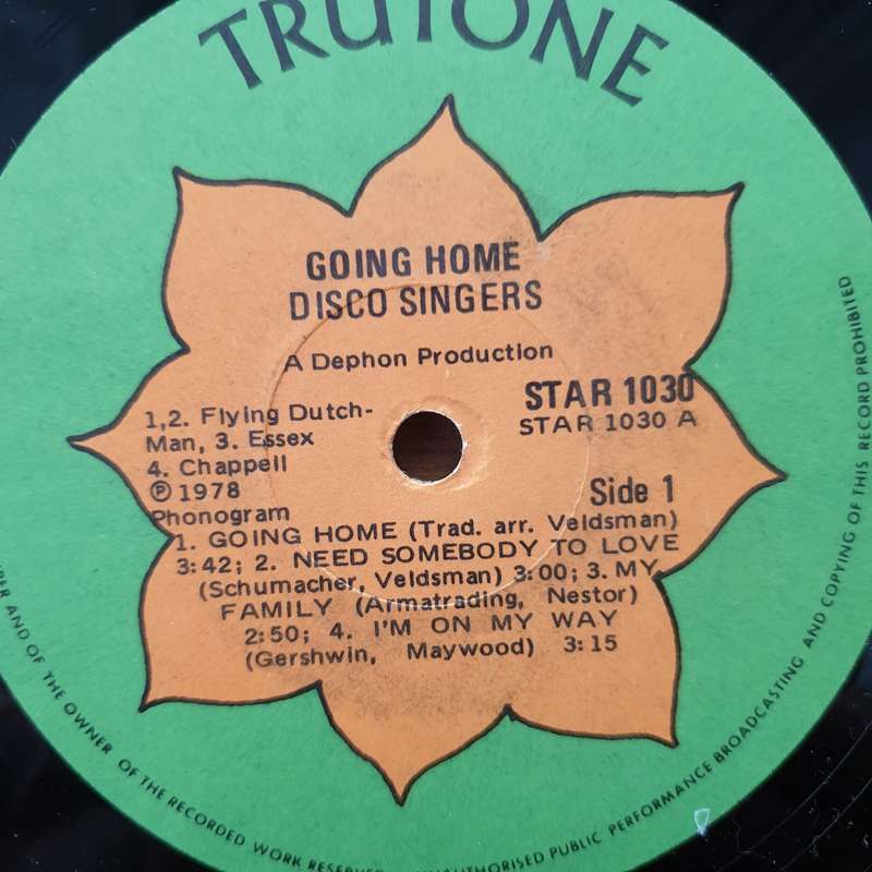 The Disco Gang  Going Home - Vinyl LP Record - Very-Good+ Quality (VG+)