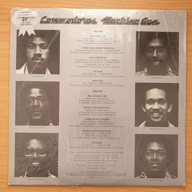 Commodores  Machine Gun - Vinyl LP Record - Very-Good+ Quality (VG+) (verygoodplus)