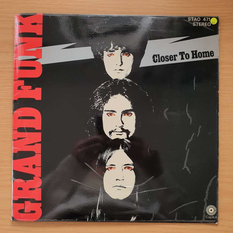 Grand Funk Railroad  Closer To Home -  Vinyl LP Record - Very-Good Quality (VG)  (verry)