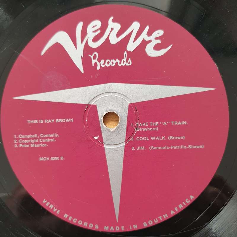 Ray Brown  This Is Ray Brown - Vinyl LP Record - Good+ Quality (G+) (gplus)