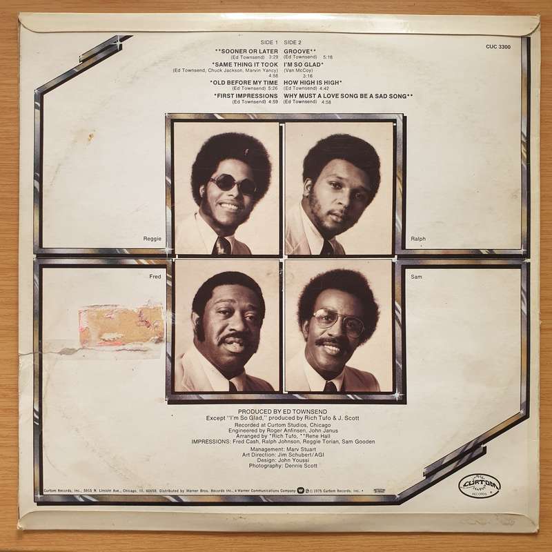 Impressions  First Impressions -  Vinyl LP Record - Very-Good Quality (VG)  (verry)