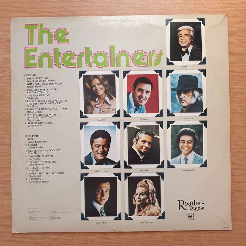 The Entertainers - Various - Original Artists - Vinyl LP Record - Very-Good+ Quality (VG+) (veryg...