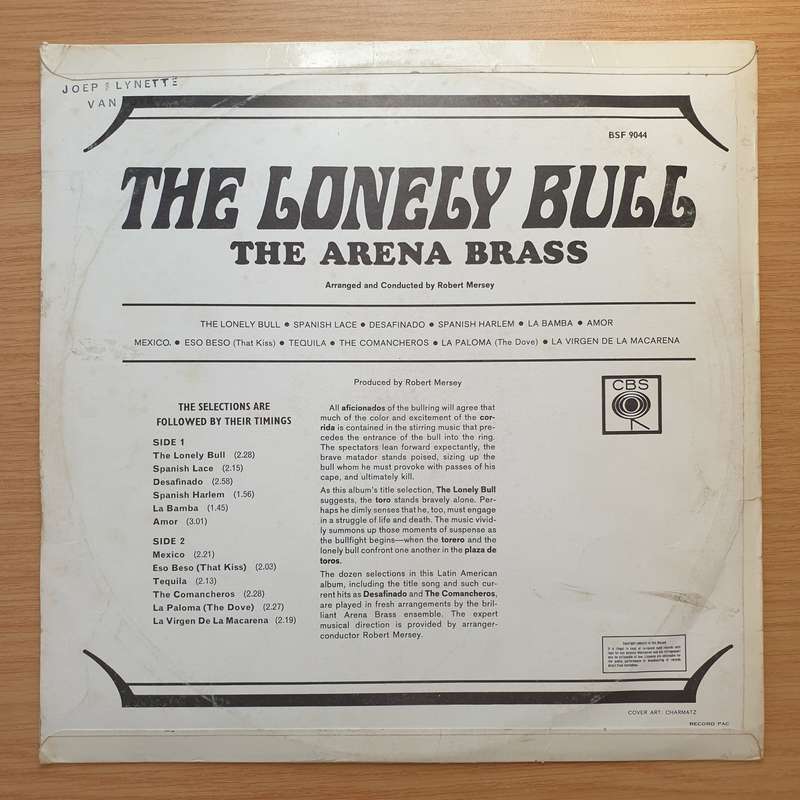 Herb Alpert & The Tijuana Brass  The Lonely Bull - Vinyl LP Record - Very-Good+ Quality (VG+) ...