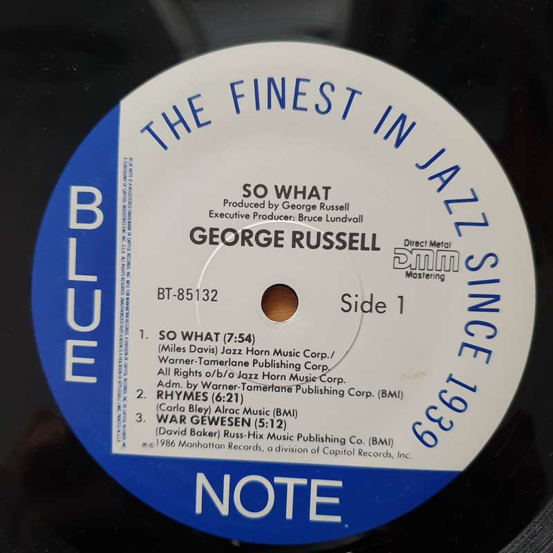 George Russell & The Living Time Orchestra  So What - Vinyl LP Record - Very-Good+ Quality (VG...