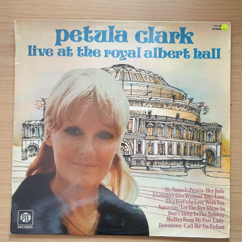 Petula Clark - Live at The Royal Albert Hall - Vinyl LP Record - Very-Good+ Quality (VG+)
