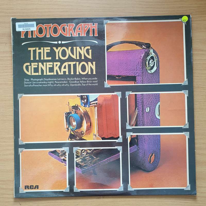 The Young Generation  Photograph - Vinyl LP Record - Very-Good+ Quality (VG+) (verygoodplus)
