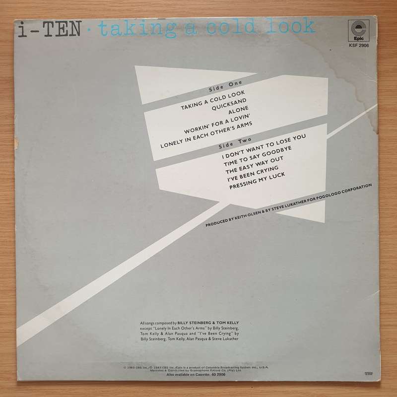 i-Ten  Taking A Cold Look - Vinyl LP Record - Very-Good+ Quality (VG+) (verygoodplus)