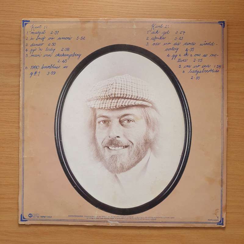 Anton Goosen  Liedjieboer - Vinyl LP Record - Very-Good+ Quality (VG+) (verygoodplus)