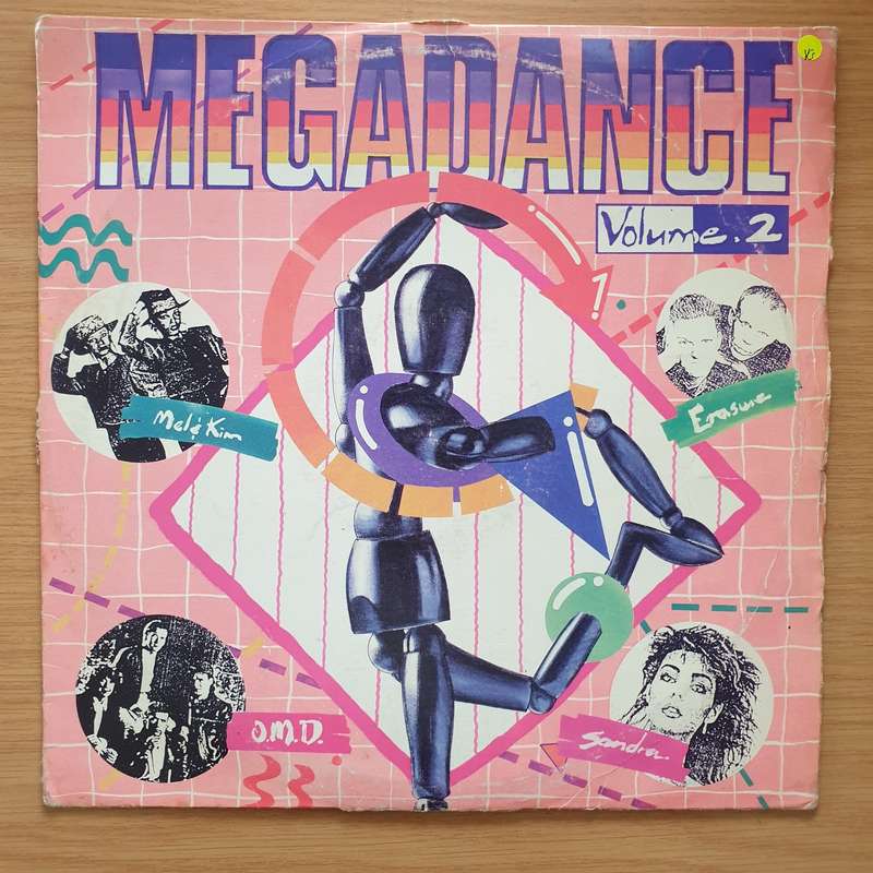 Megadance - Vol 2 (Sandra/OMD/Erasure..) - Double Vinyl LP Record - Very-Good Quality (VG) (veryg...