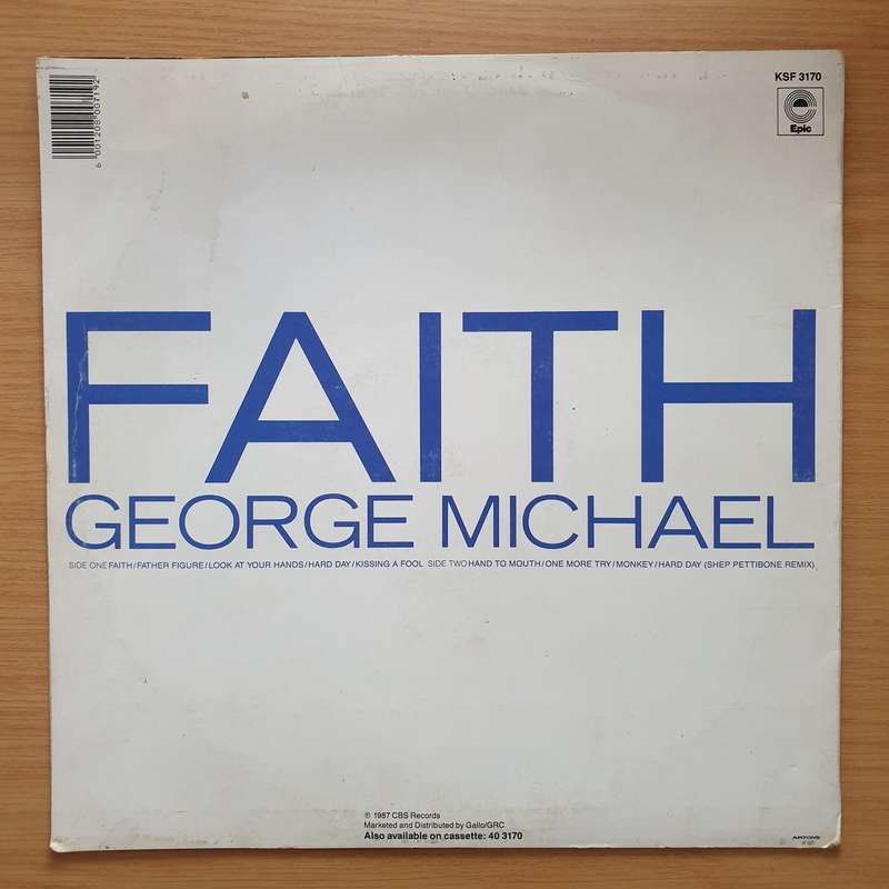 George Michael  Faith - Vinyl LP Record - Very-Good+ Quality (VG+) (verygoodplus)