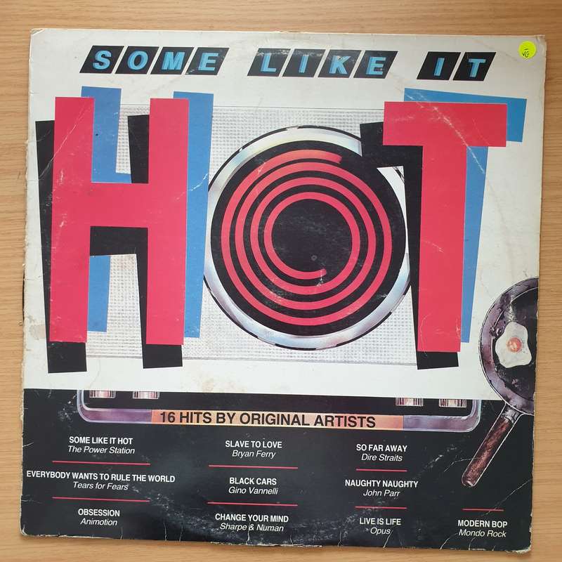 Some Like It Hot - 16 Hits By Original Artists  Vinyl LP Record - Very-Good- Quality (VG-)