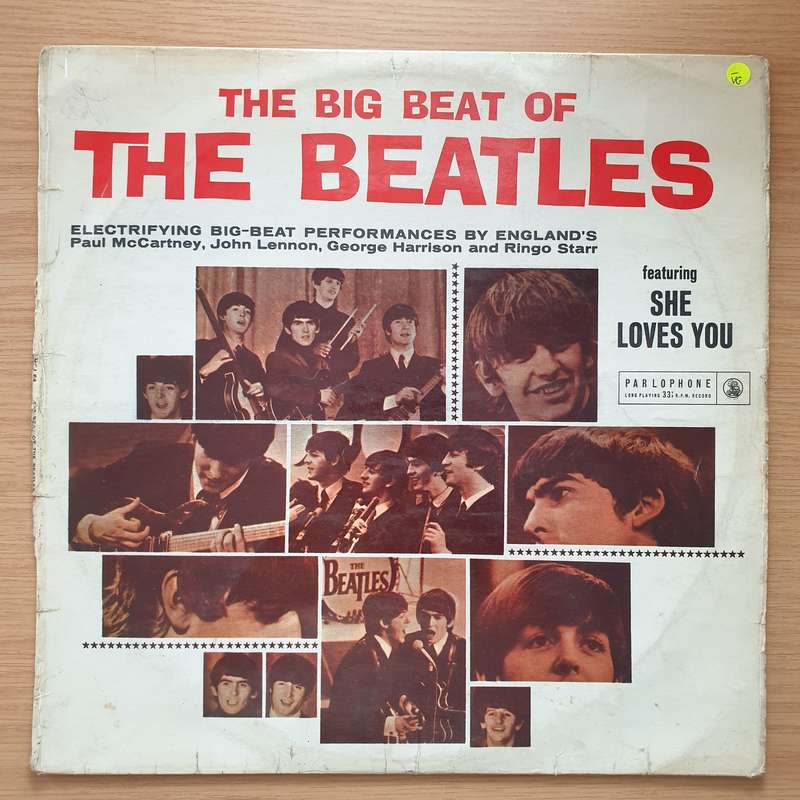 The Beatles  The Big Beat Of The Beatles  - Vinyl LP Record - Very-Good- Quality (VG-) (minus)