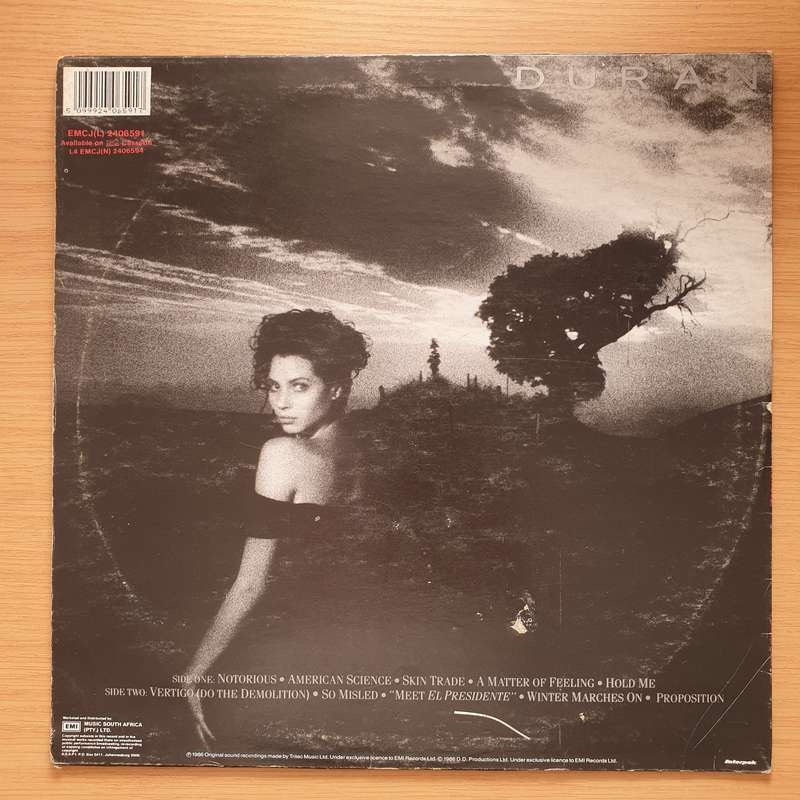 Duran Duran  Notorious - Vinyl LP Record - Very-Good+ Quality (VG+)